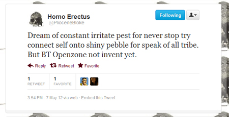 Homo Erectus @PlioceneBloke Twitter